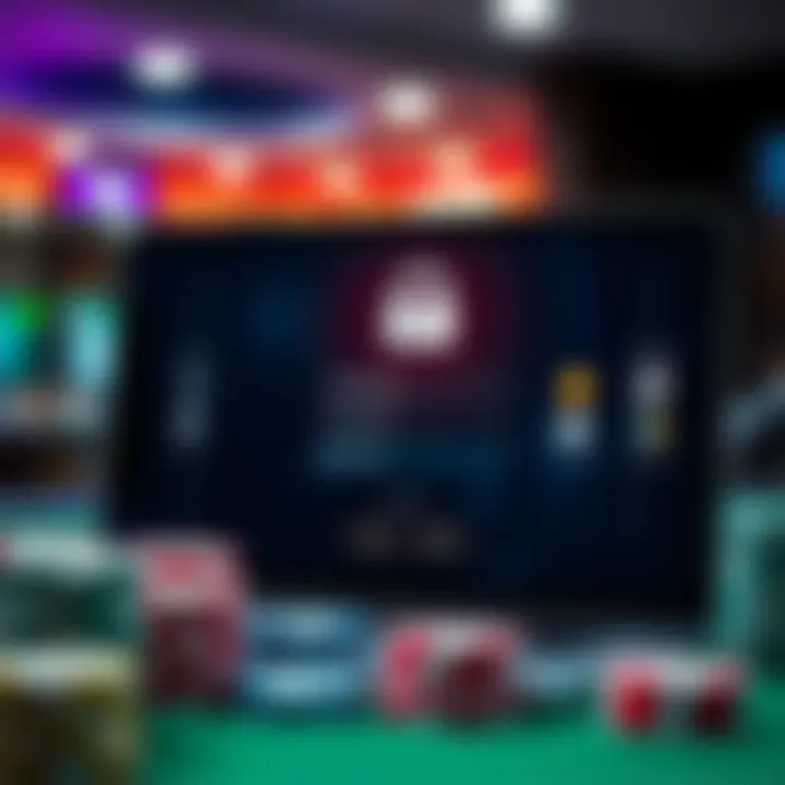 Security Measures in Poker Applications Security features of poker apps demonstrated by a secure login screen