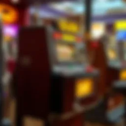 A vintage slot machine showcasing its historical design