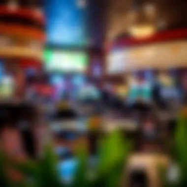 Diverse Dining Options at Wisconsin's Largest Casino A collection of various dining options available within the casino