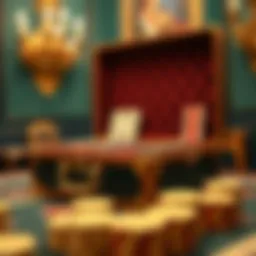 Luxurious poker case showcasing fine craftsmanship