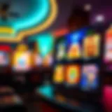 Vibrant interface of Stardust Social Casino App showcasing various games