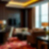 Elegant Furnishings in Winstar Casino Suites Luxurious suite interior with elegant furnishings