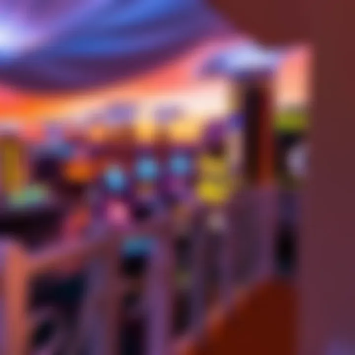 Stunning view from a balcony overlooking the casino