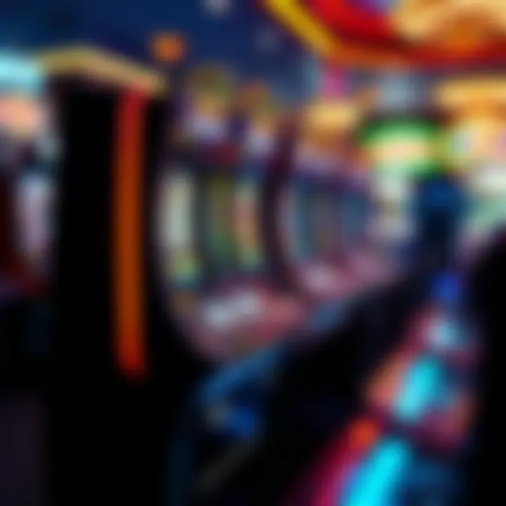 Advanced Slot Machine: Technology and Design Fusion An elaborate slot machine featuring advanced technology and interactive elements.