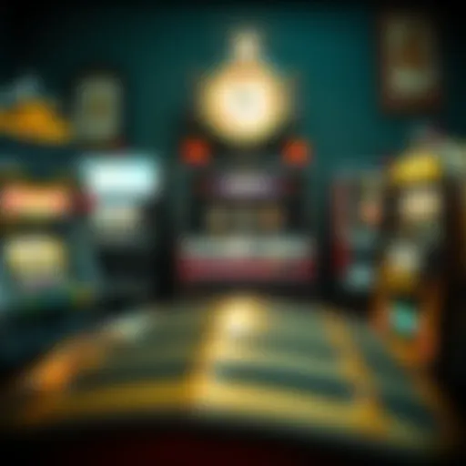 Vintage Slot Machines: A Glimpse into the Past A vibrant collection of vintage slot machines showcasing their retro design.