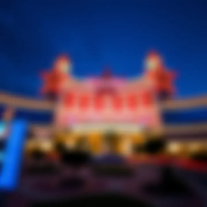 Stunning architectural view of Winstar Casino