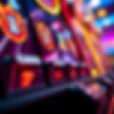 Close-up of the unique gameplay mechanics in Fire Link slots