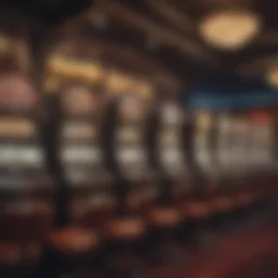 A visually captivating array of free slot machines in an online casino setting