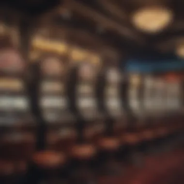Engaging Online Casino Experience A visually captivating array of free slot machines in an online casino setting