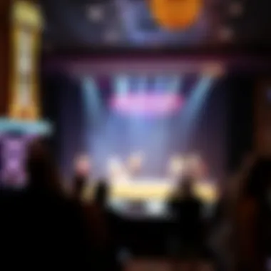 Live Entertainment at Fremont Casino A lively entertainment show with performers on stage