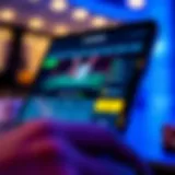 Screen showcasing GGPoker app interface