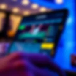 Screen showcasing GGPoker app interface