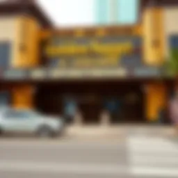 Exterior view of Golden Nugget AC Sportsbook showcasing its architectural design