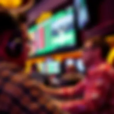 A patron enjoying the live sports betting experience at Golden Nugget AC Sportsbook