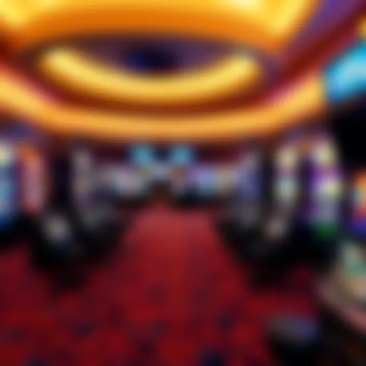 Interior gaming floor highlighting various gaming options available