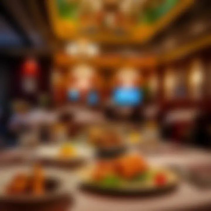 A beautifully arranged dining table showcasing gourmet dishes