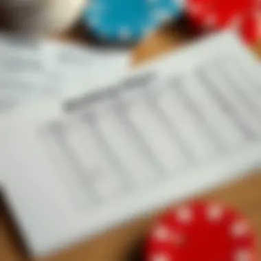 A detailed betting slip showcasing odds and selections