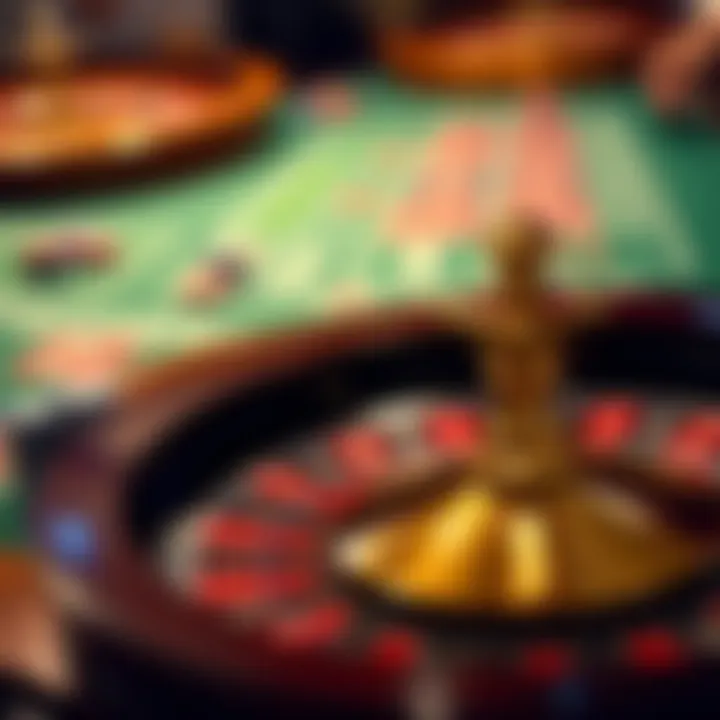 An illustration comparing the house edge between American and European roulette.