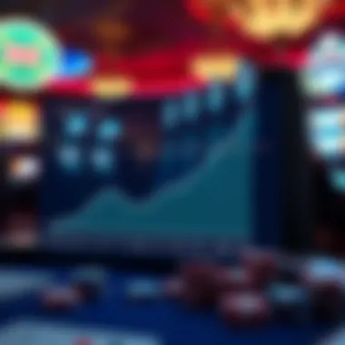 Graphical depiction of statistical probabilities related to jackpot outcomes