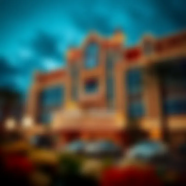 Architectural Grandeur of the Largest Casino Exterior view of the largest East Coast casino showcasing its architectural grandeur