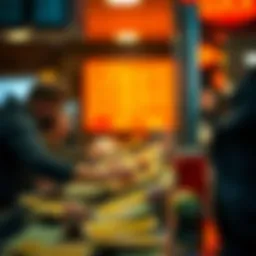 Visual representation of lottery ticket purchases.