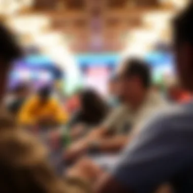Participants engaging in strategic gameplay at the Main Event