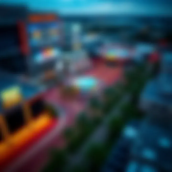 Aerial view of Main Event venue in Jacksonville, Florida