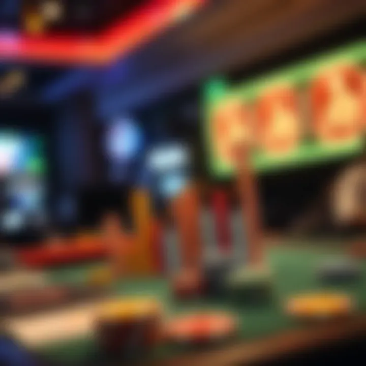 Graphical depiction of market trends in online gaming