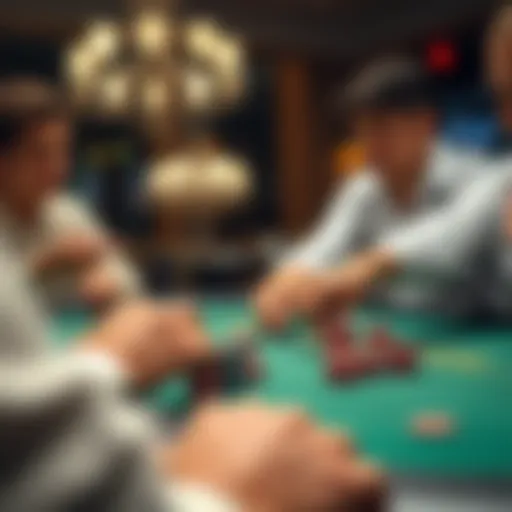 Strategic Gameplay in Texas Hold'em Strategic poker gameplay visualization