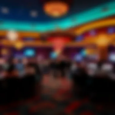 Visitors enjoying entertainment events and attractions hosted within the casino