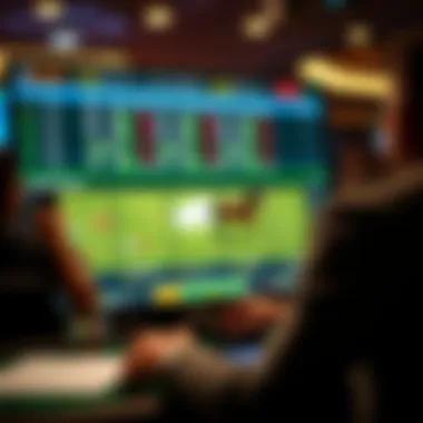 Horse betting platform interface