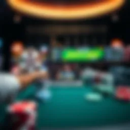 A digital landscape showcasing various betting sites