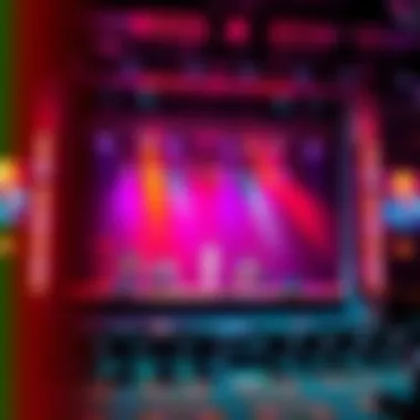Live Performance Stage at Parx Casino A vibrant stage set for a live performance at Parx Casino