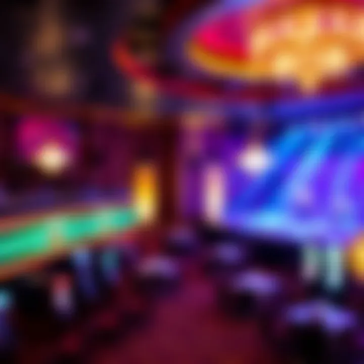 Interior of Performance Venue at Parx Casino Interior shot of a lively performance venue within Parx Casino