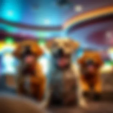 Pets Enjoying Their Getaway in Atlantic City Happy pets enjoying a stay at a casino hotel