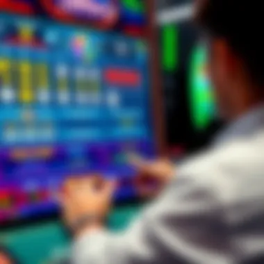 Interactive Game Interface Screenshot Screenshot of Georgia Lottery Game Interface