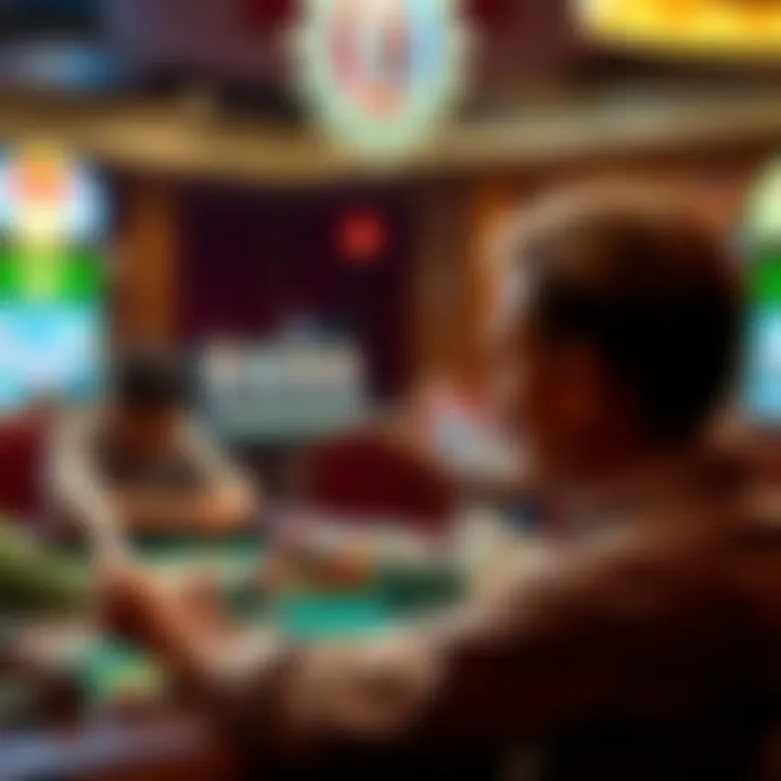 Illustration showcasing psychological effects of jackpots on players