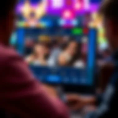 Visual representation of the Rivers Gambling App interface showcasing user engagement