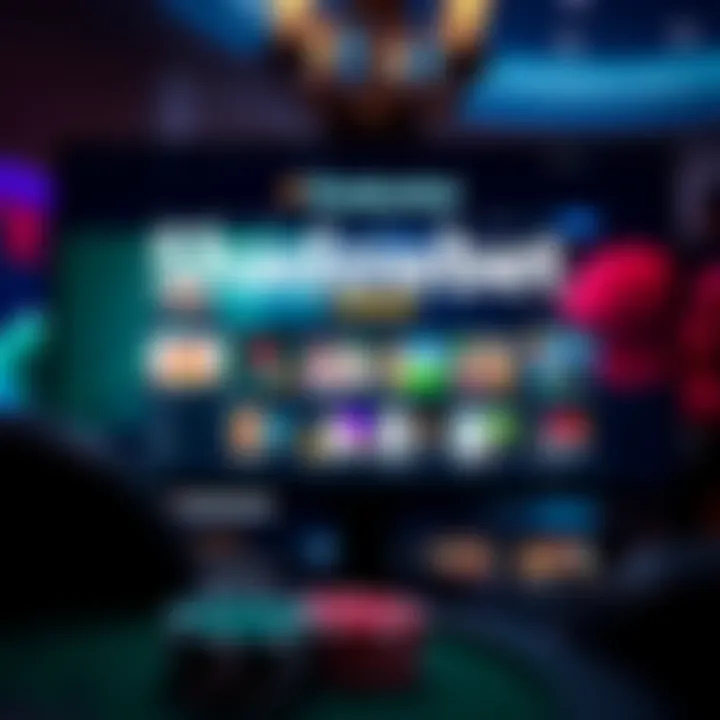 Overview of Shadowbet Casino's homepage showcasing a vibrant user interface.