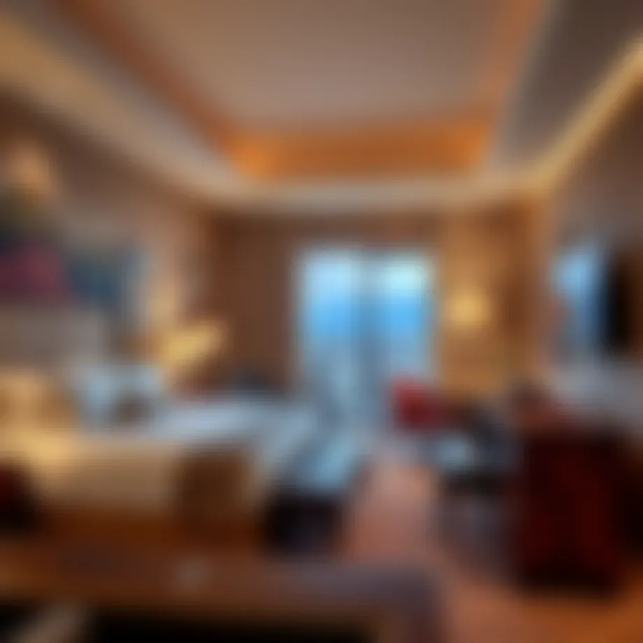Luxurious guest suite at Sierra Hotel Vegas