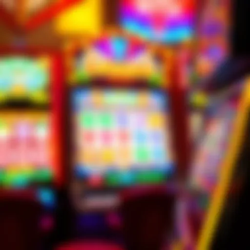 Vibrant slot machine interface of Slotomania
