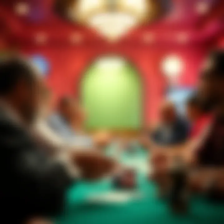 Artwork showcasing the socioeconomic impacts of lotteries.