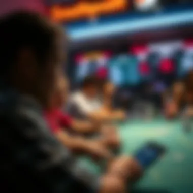 Live sports betting experience on the Southpoint app