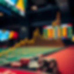 Visual representation of sports gambling trends over time