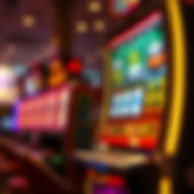 High-tech slot machine featuring advanced digital interface