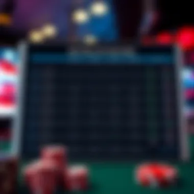 Betting Features and Odds Comparison Comparison chart of betting features and odds