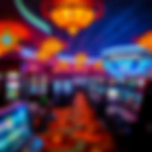 Vibrant Gaming Floor at Tropicana Casino Interior view showcasing the vibrant gaming floor of Tropicana Casino