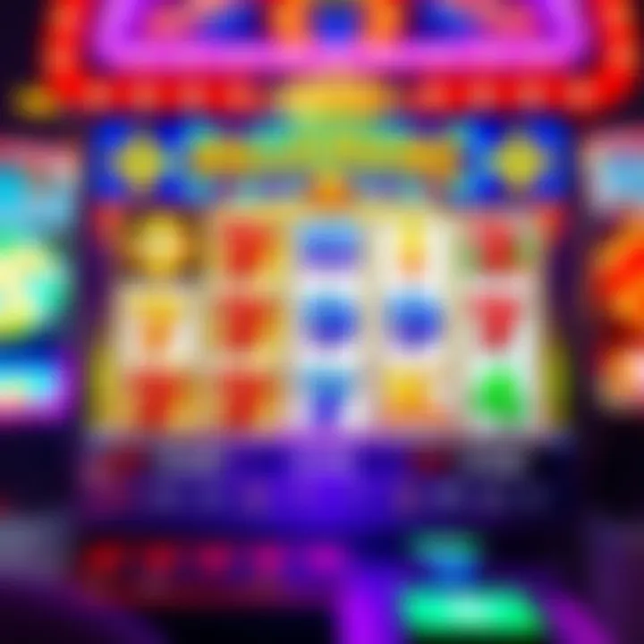 A vibrant display of a millionaire slot game interface showcasing unique symbols and features