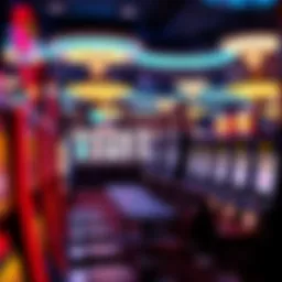 Overview of VictoryLand Casino's gaming floor highlighting free play slots