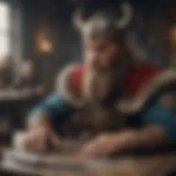 Symbolic representation of Viking culture and heritage